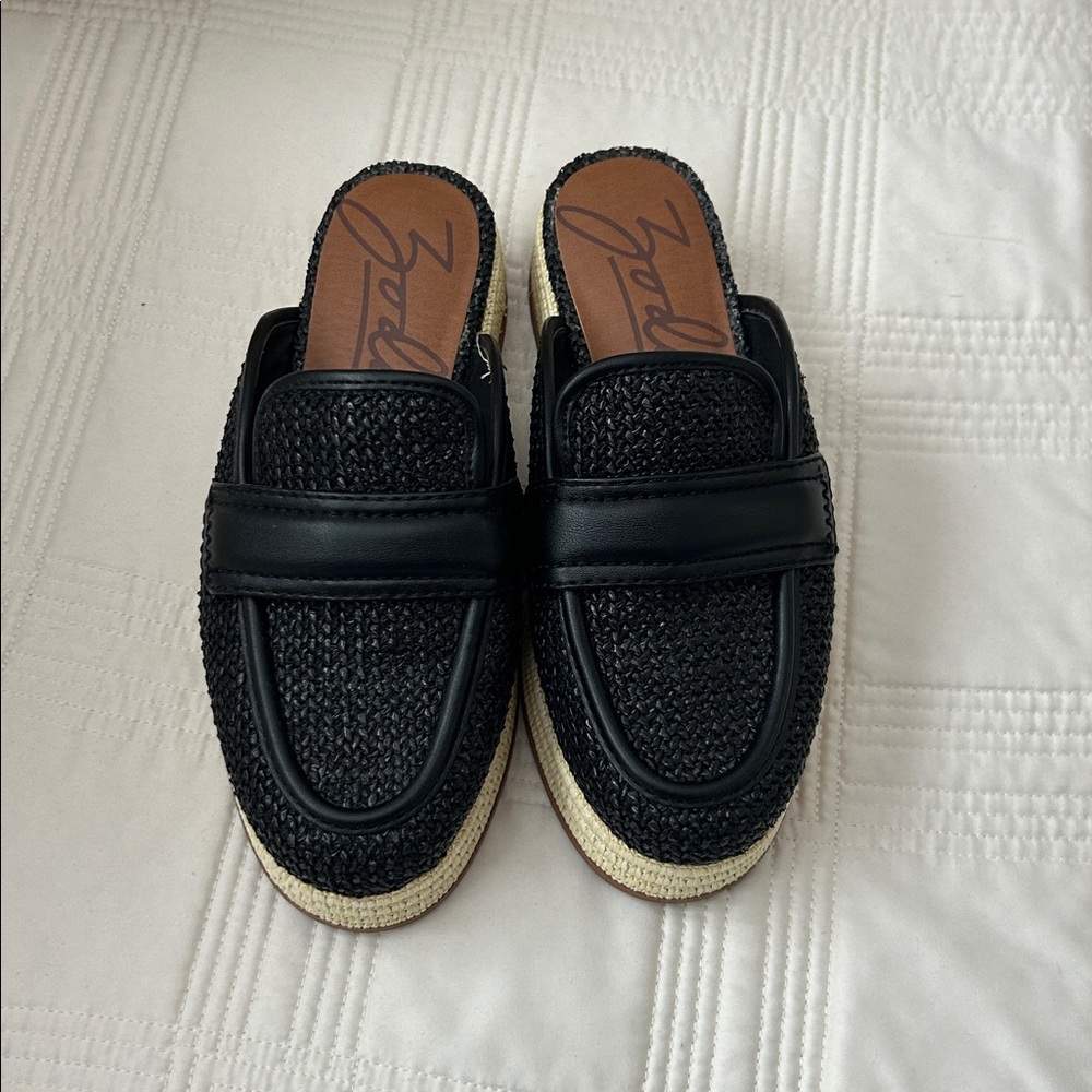Zodiac Black and Cream Loafers